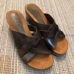 Yokono wedge sandals. Made in Spain.